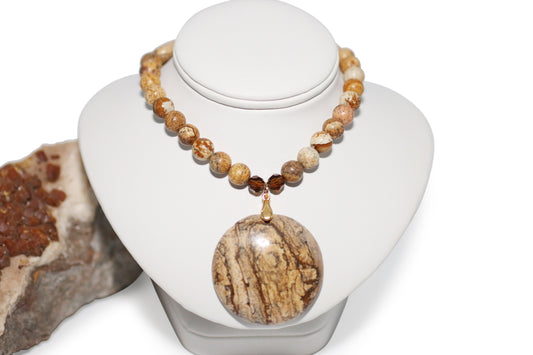 Picture Jasper 22" Necklace
