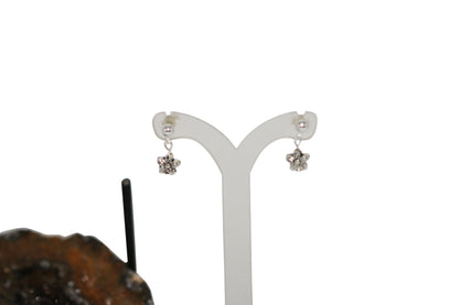Flower Sterling Silver Stud Earrings