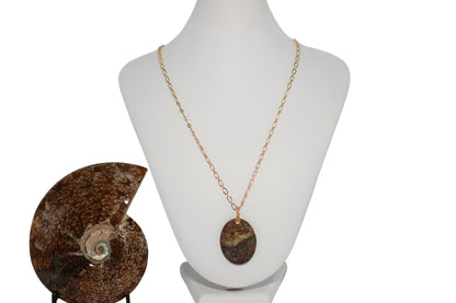 Jasper Gemstone 22" Necklace