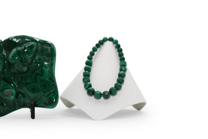 Malachite 6-1/2" Stretchy Bracelet