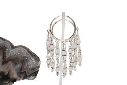 Freshwater Pearls Hoop Earrings
