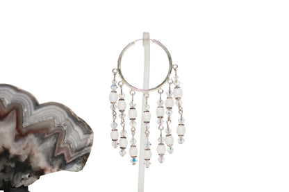 Freshwater Pearls Hoop Earrings