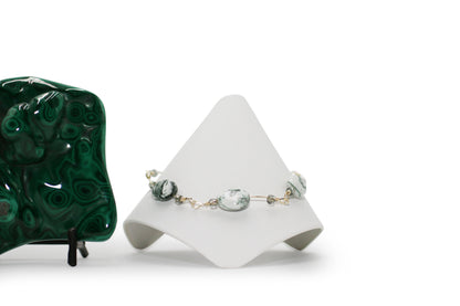 Tree Agate 9 1/2" Bracelet