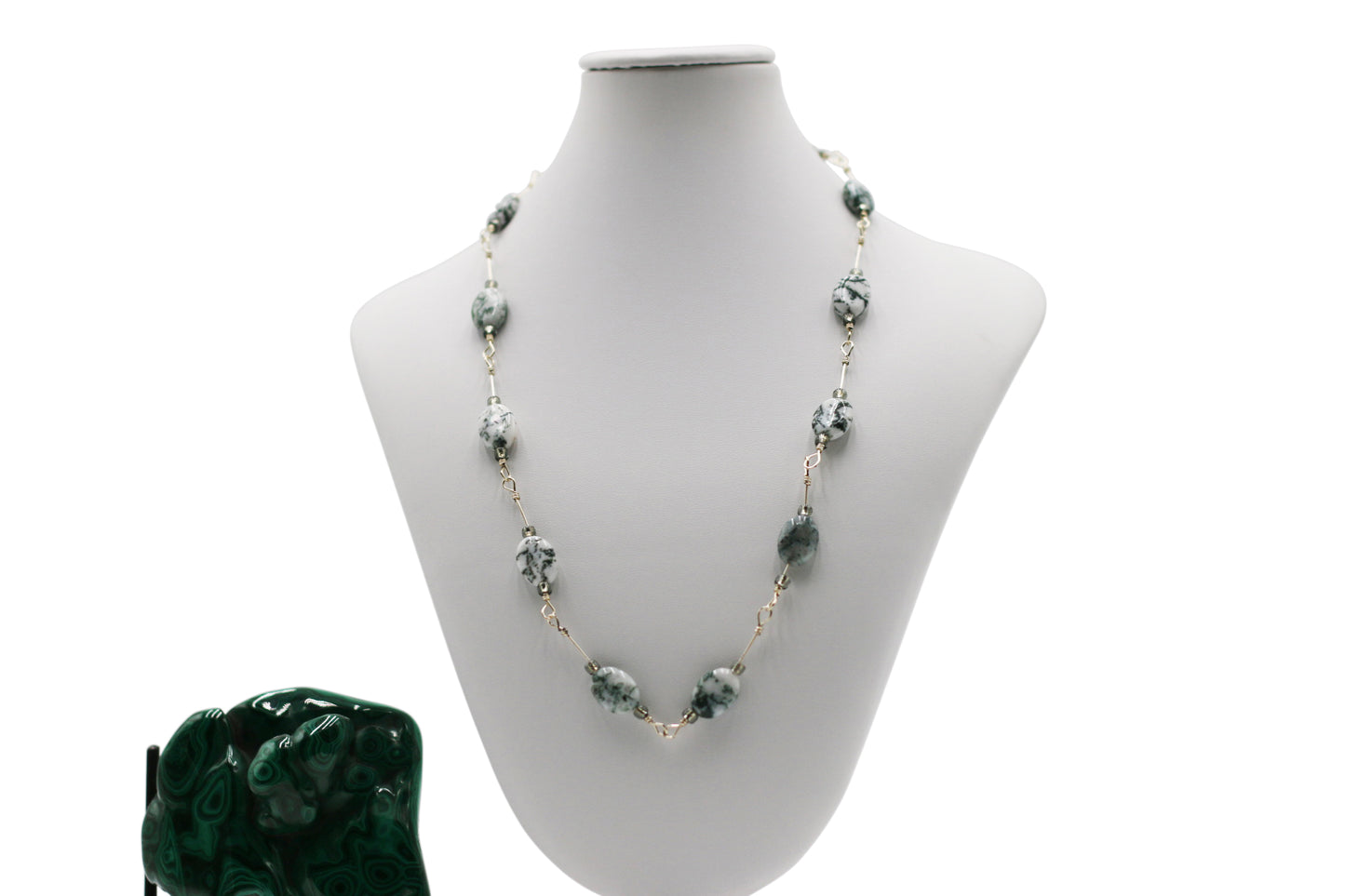 Tree Agate 21” Necklace