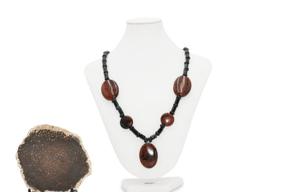 Jasper/Onyx 24" Necklace