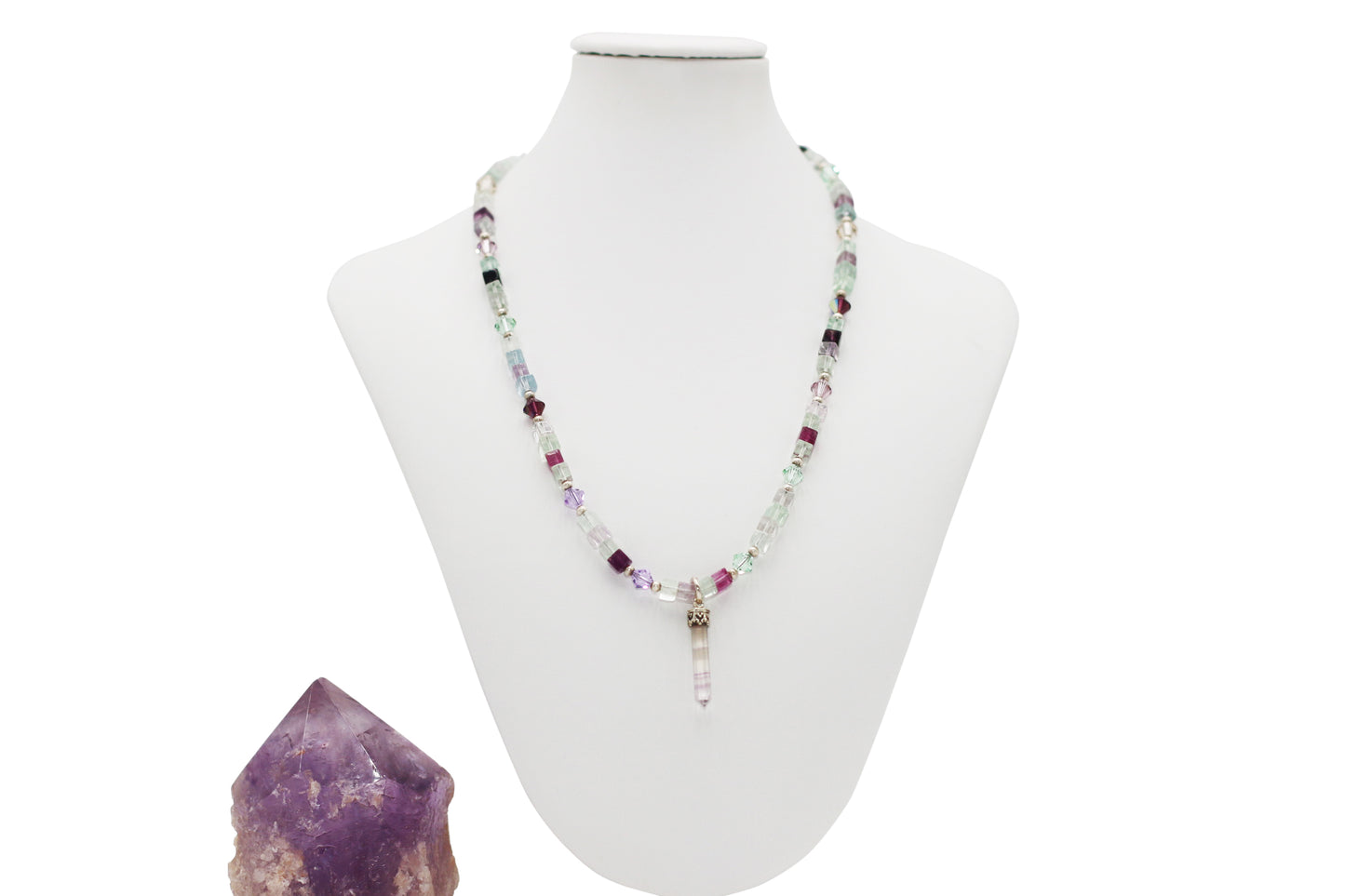 Fluorite 20"-22" Necklace