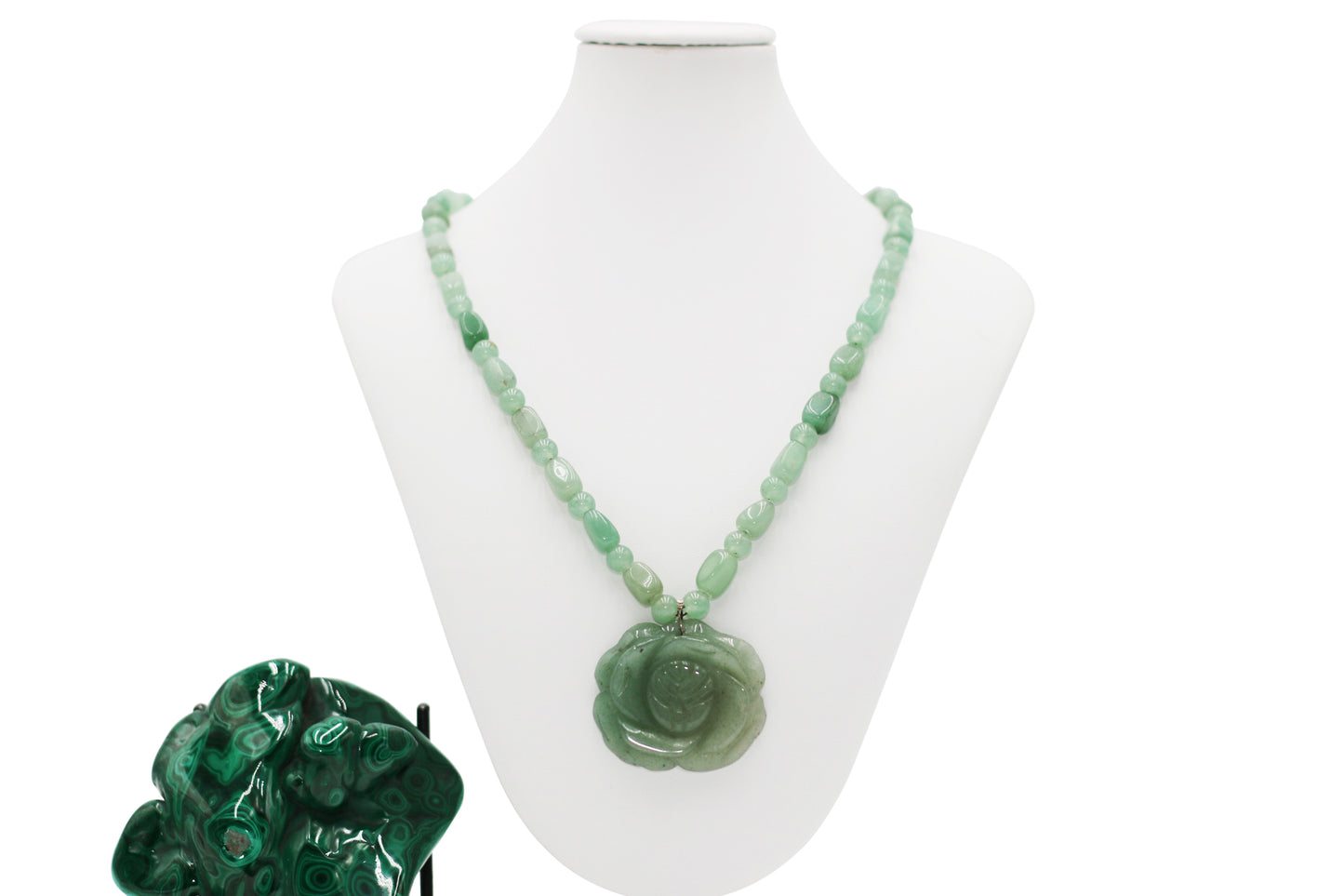 Green Aventurine 24" Necklace