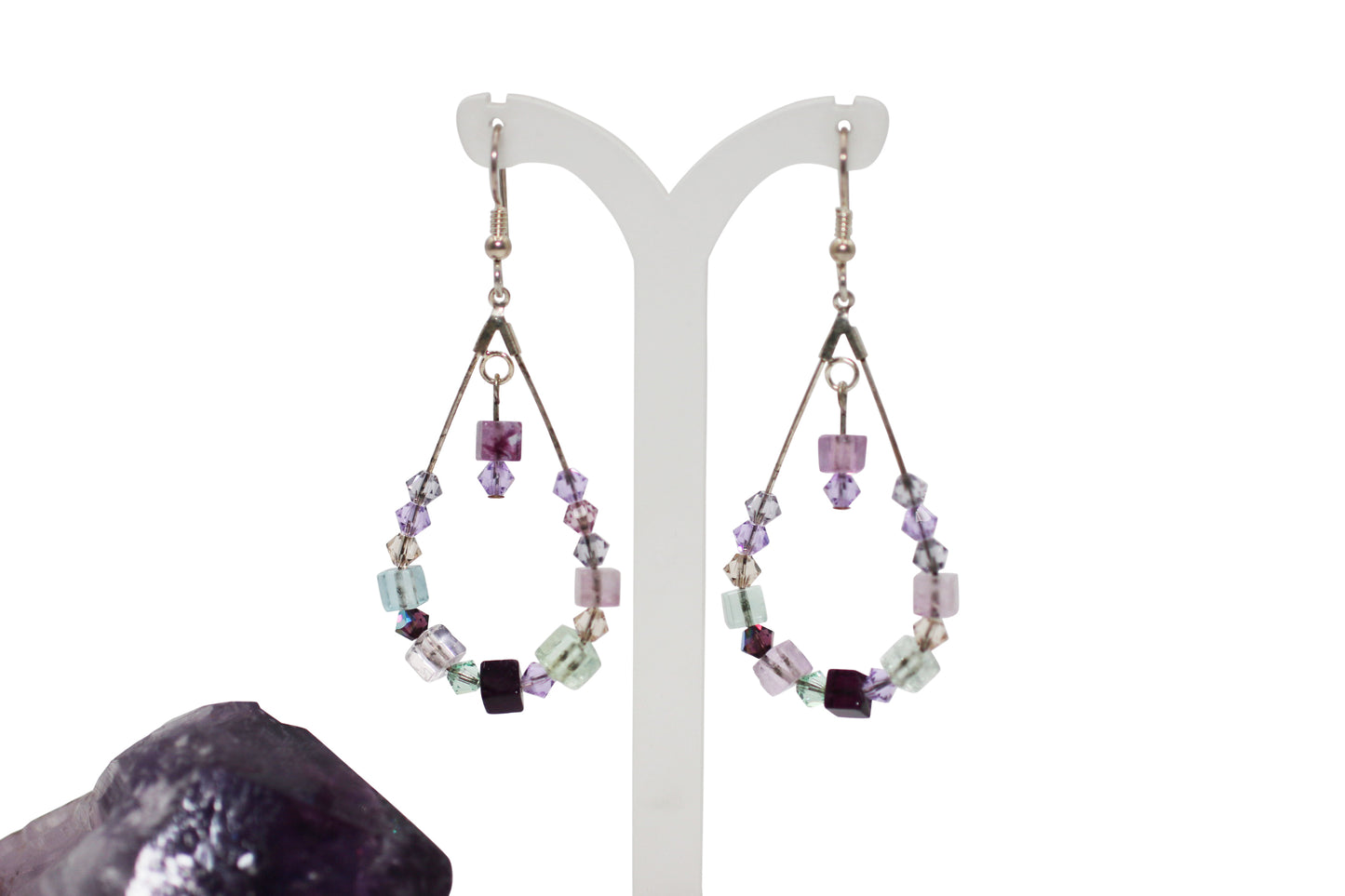 Flourite Gemstone Earrings