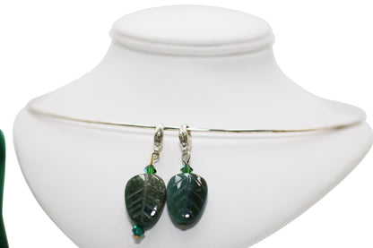 Green Moss Agate 16" Neckwire