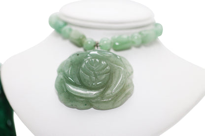 Green Aventurine 24" Necklace