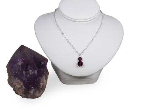 Amethyst Crystals 18" Necklace