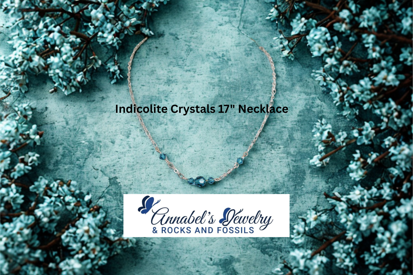 Indicolite Crystals Set