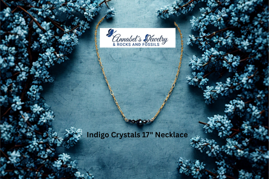 Indigo Crystals 17" Necklace