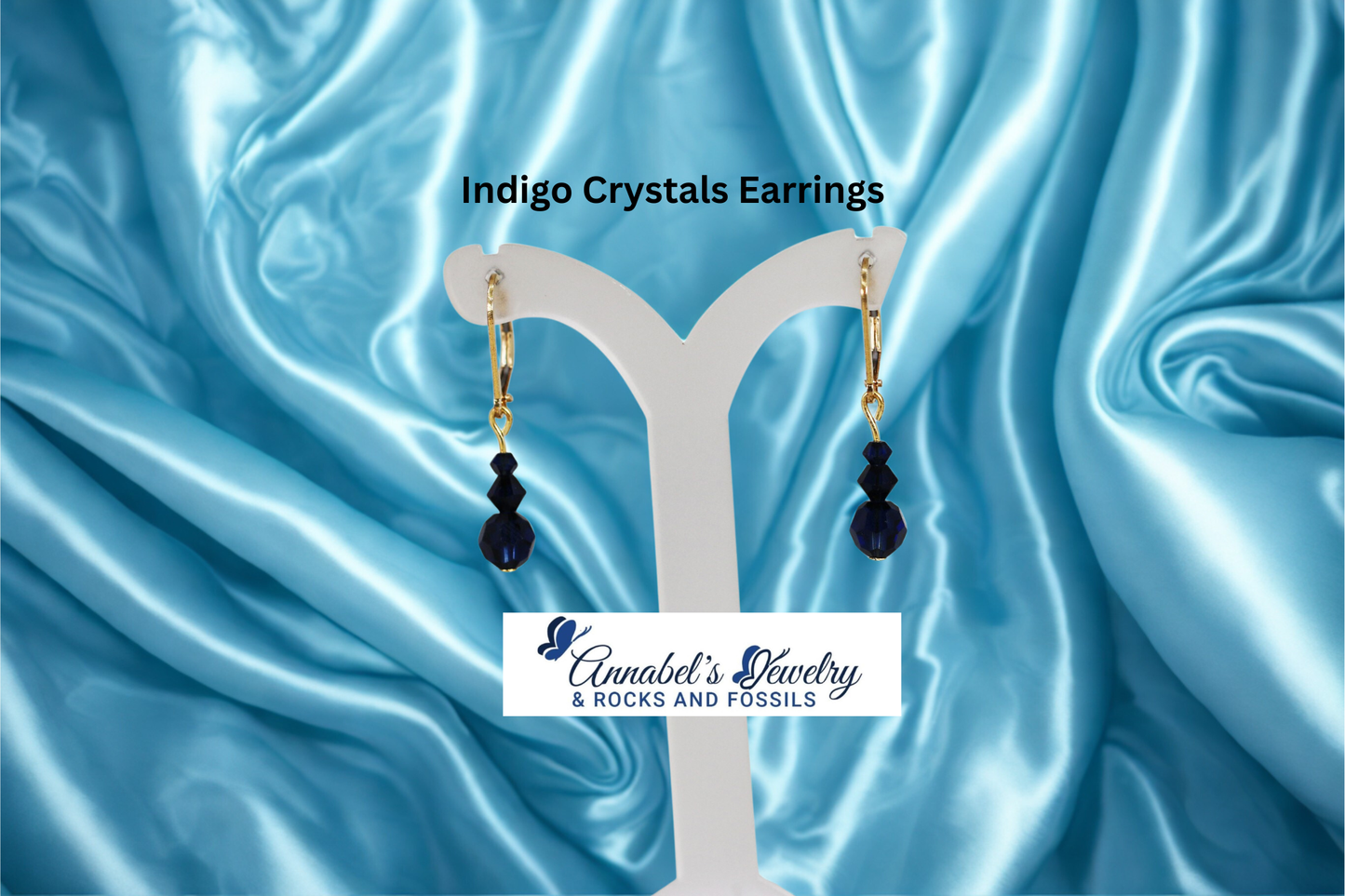 Indigo Crystals Earrings