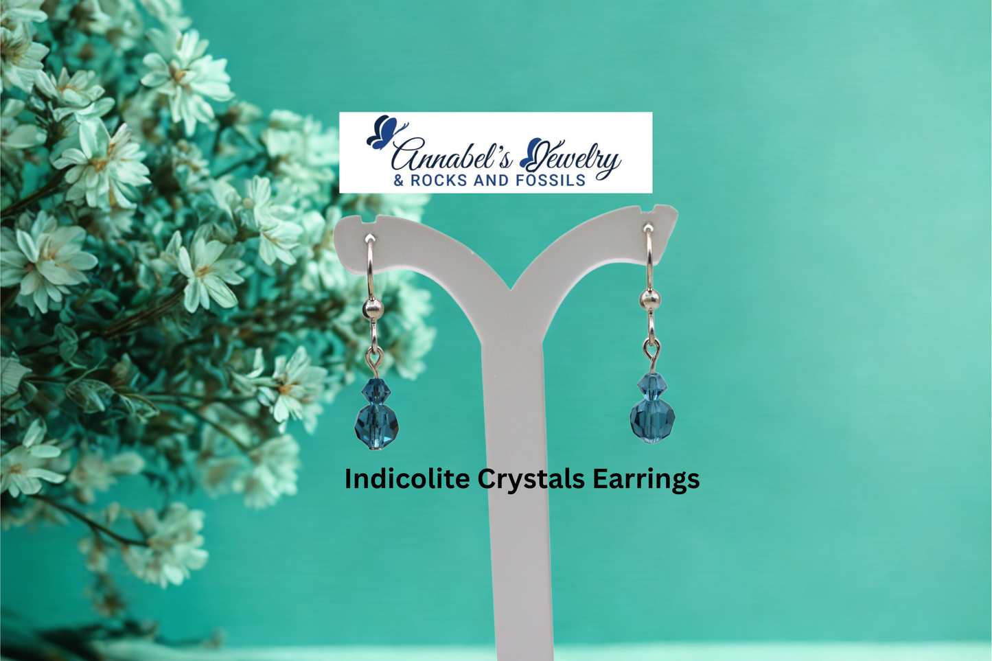 Indicolite Crystals Earrings