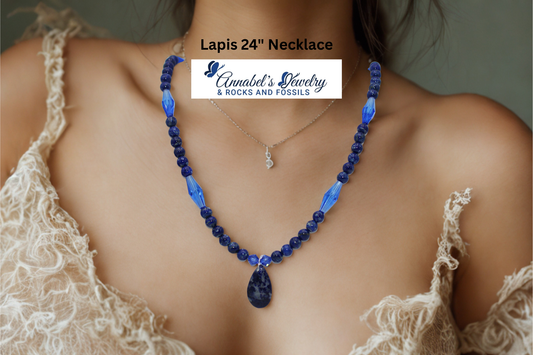 Lapis 24" Necklace