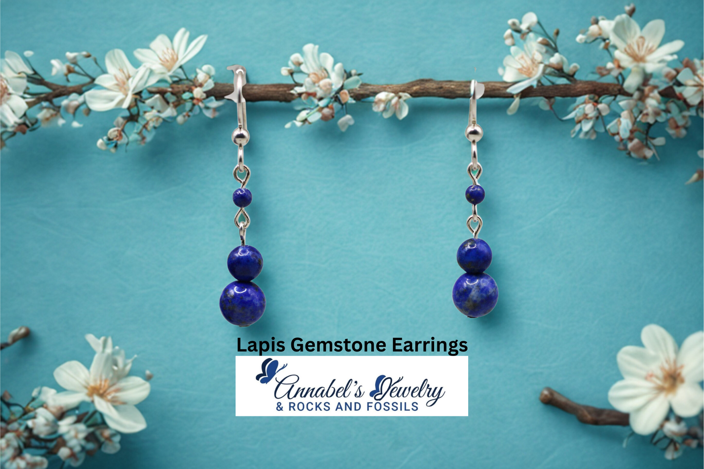 Lapis Gemstone Earrings