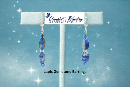 Lapis Gemstone Earrings