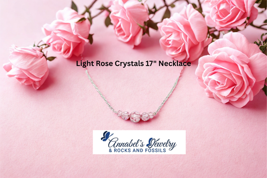 Light Rose Crystals Set