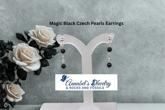 Magic Black Pearls Earrings