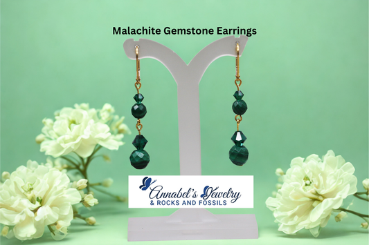 Malachite Gemstone Earrings