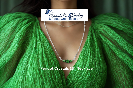Peridot Crystals Set