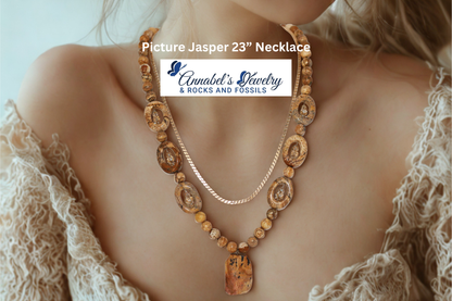 Picture Jasper 23” Necklace