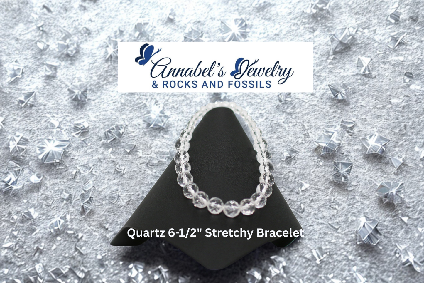 Quartz 6-1/2" Stretchy Bracelet