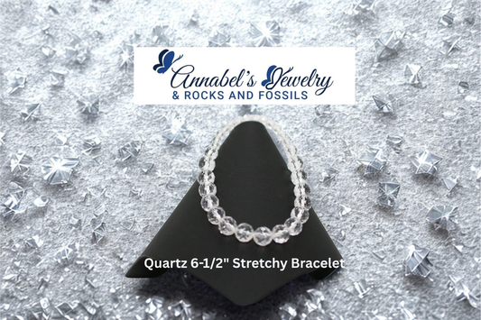 Quartz 6-1/2" Stretchy Bracelet