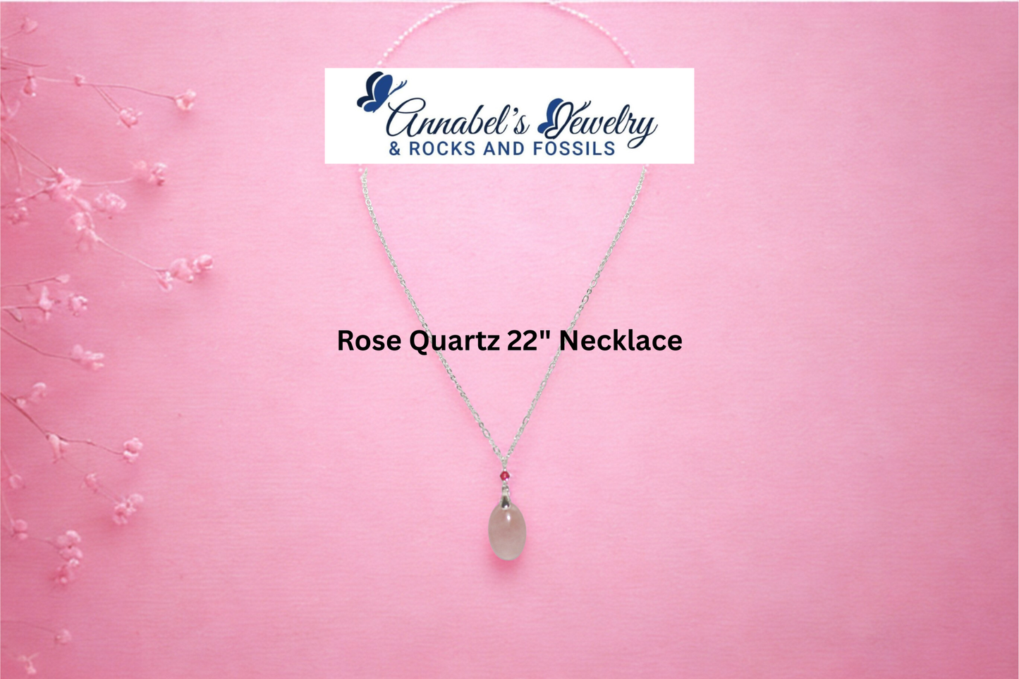 Rose Quartz 22" Necklace