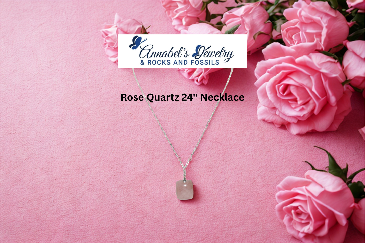 Rose Quartz 24" Necklace