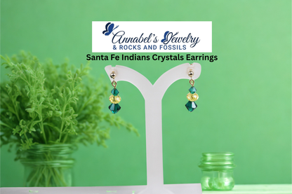 Santa Fe Indians Crystals Earrings