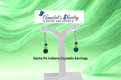 Santa Fe Indians Crystals Earrings