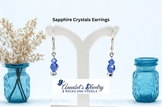 Sapphire Crystals Earrings