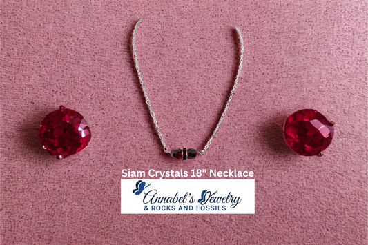 Siam Crystals 18" Necklace