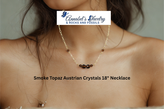 Smoke Topaz Crystals Set