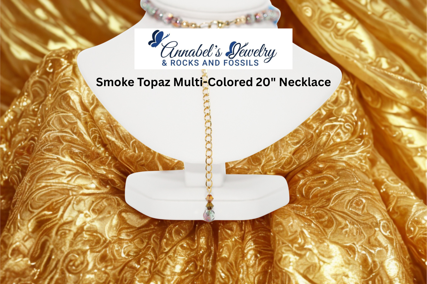 Smoke Topaz  Multi-Colored Crystals Set