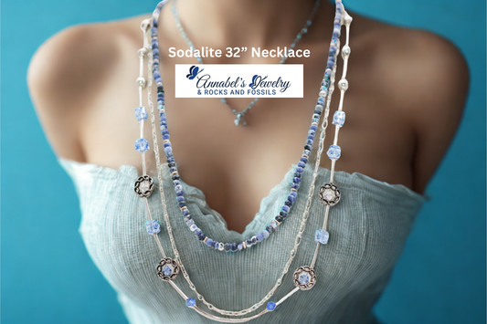 Sodalite 32” Necklace