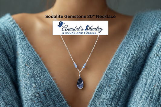 Sodalite Gemstone 20" Necklace