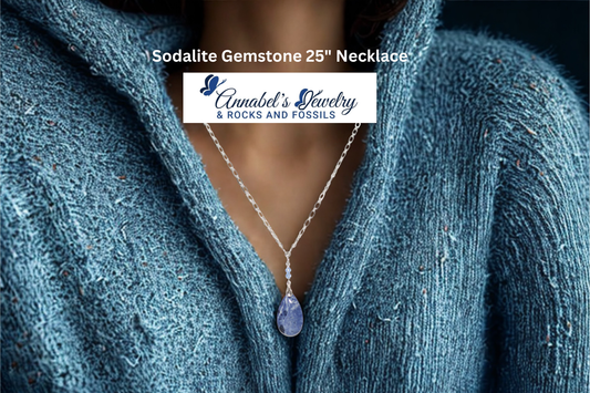 Sodalite Gemstone 25" Necklace
