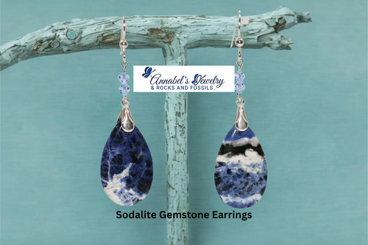 Sodalite Gemstone Earrings