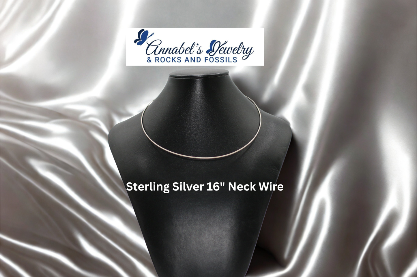 Sterling Silver 16" Neck Wire