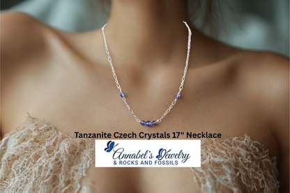 Tanzanite Crystals 17" Necklace