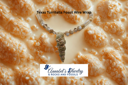 Texas Turritella Fossil Wire Wrap