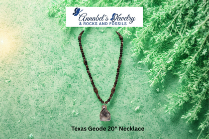 Texas Geode 20" Necklace