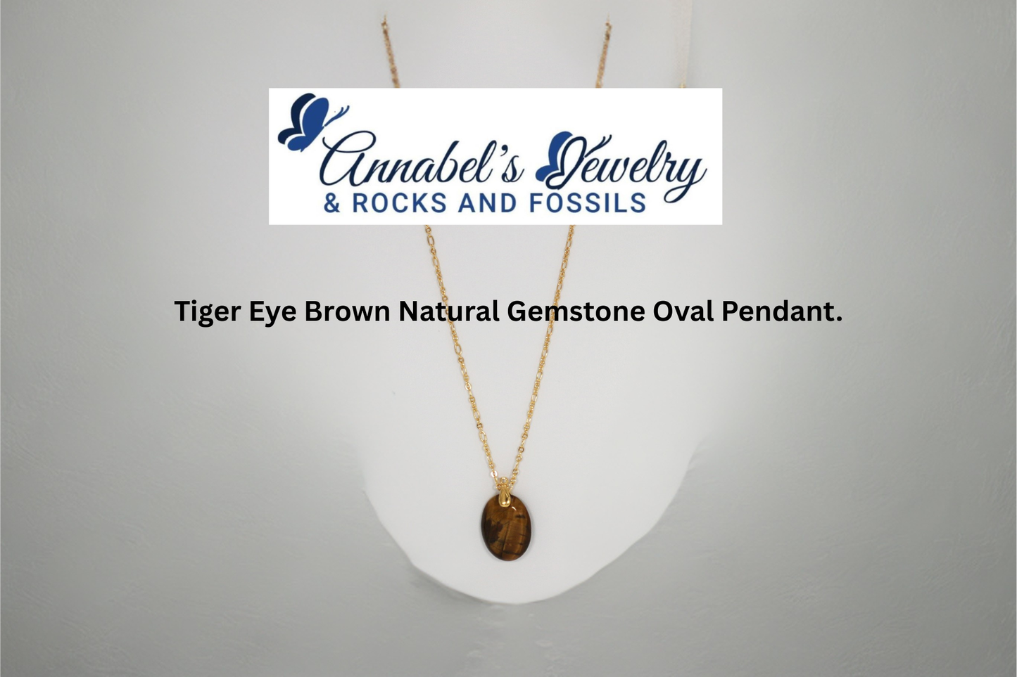 Tiger Eye Gemstone  20" Necklace