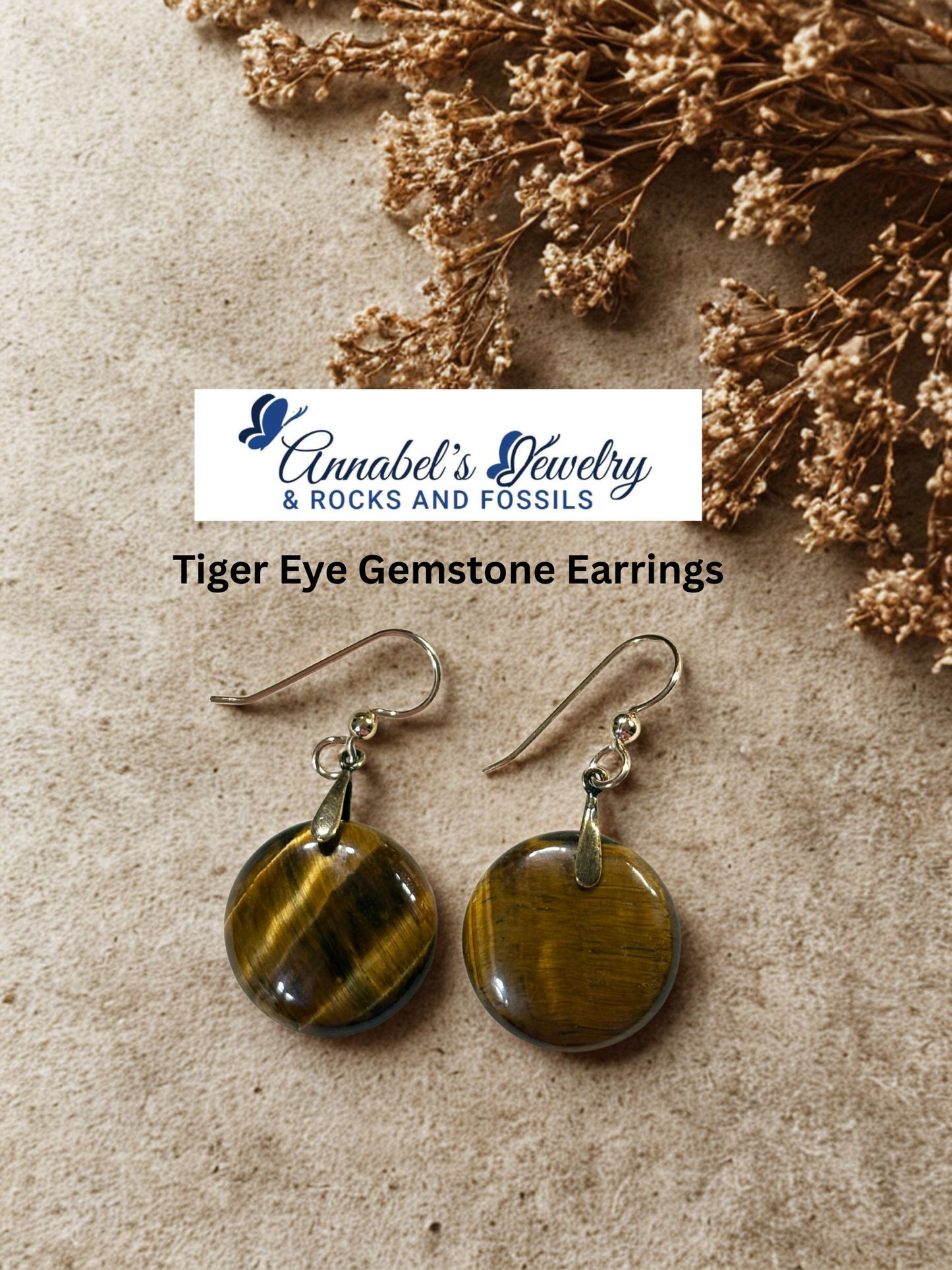 Tiger Eye Earrings