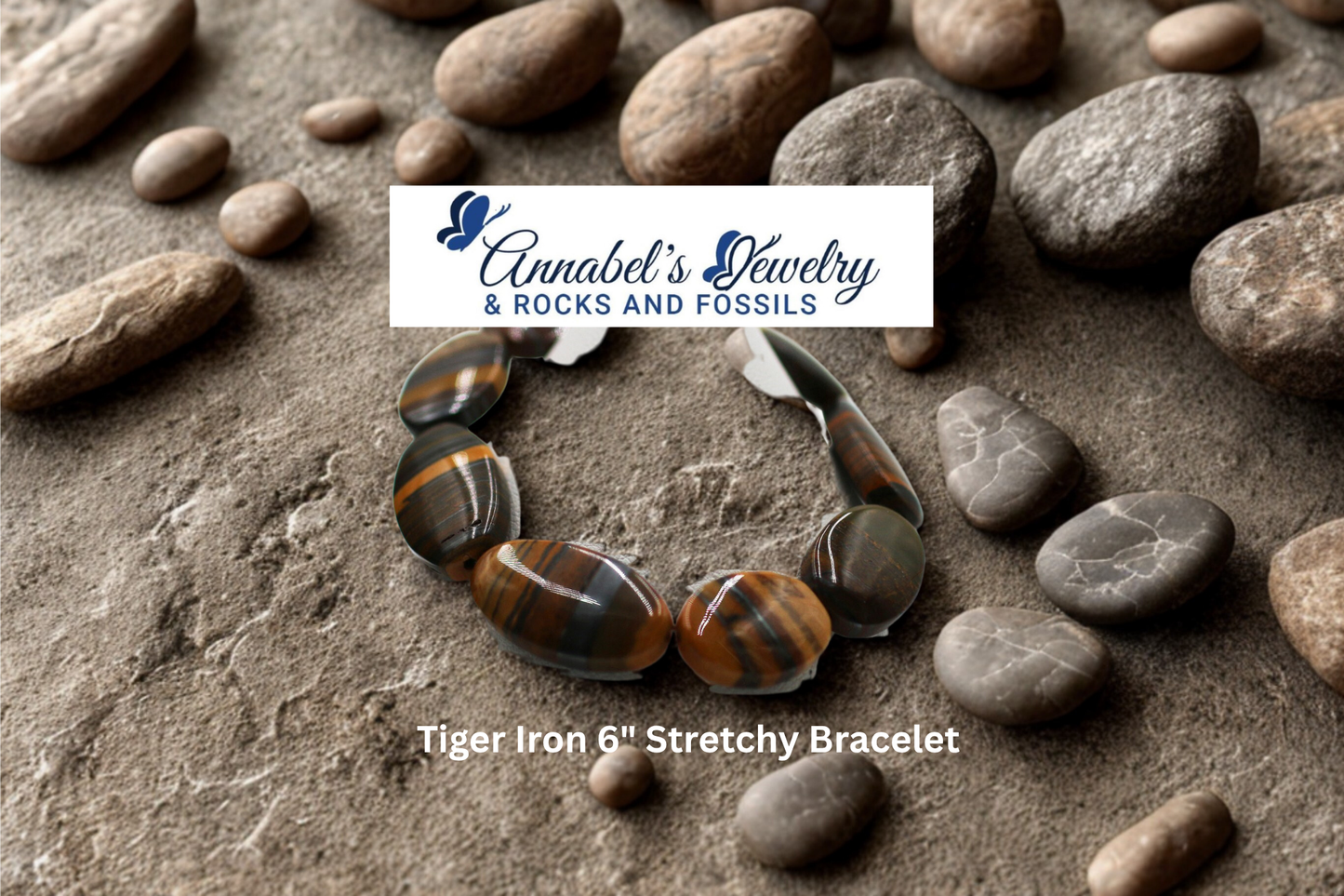 Tiger Iron 6" Stretchy Bracelet