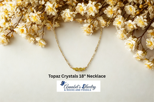 Light Topaz Crystals Set
