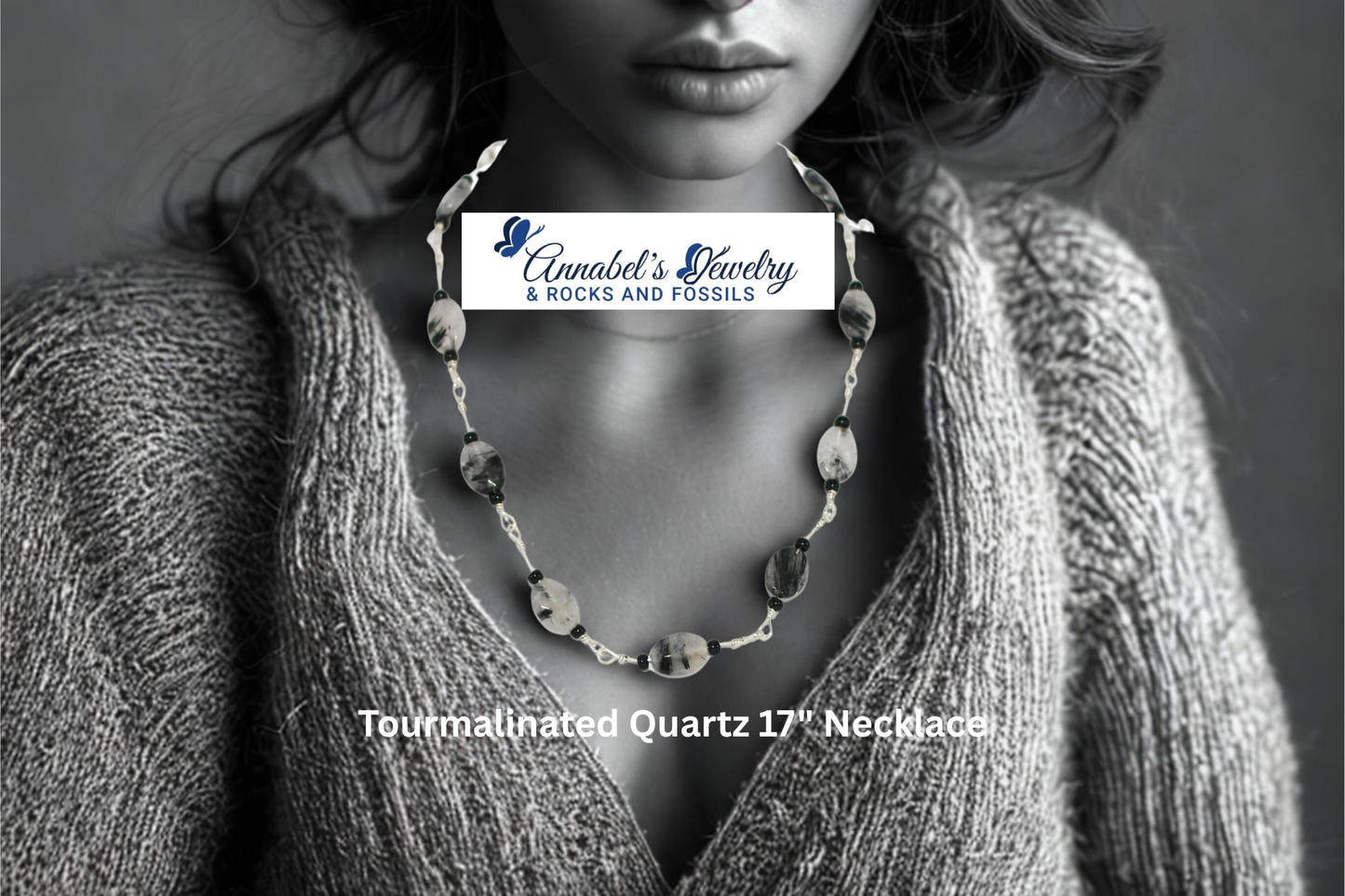 Tourmalinated Quartz Gems Set